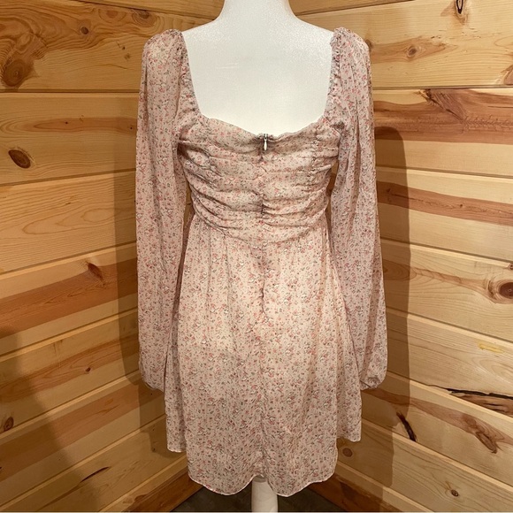 Altar'd State Cream Floral Mini Dress - Picture 12 of 13